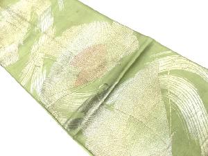 アンティーク　蝶模様織出し袋帯（材料）